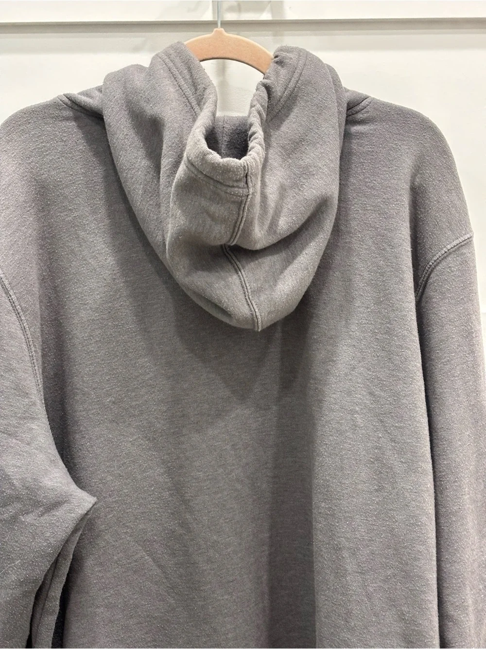 The North Face Gray Pullover Hoodie with Black Logo